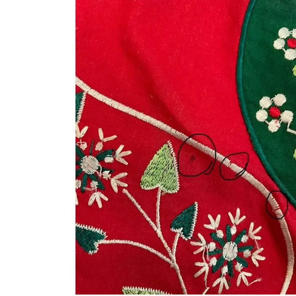 Cost Plus World Market  Christmas tree skirt.